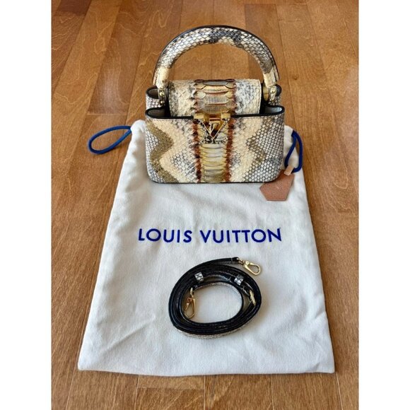 multicolour python capucines louis vuitton handbag - Picture 9 of 12